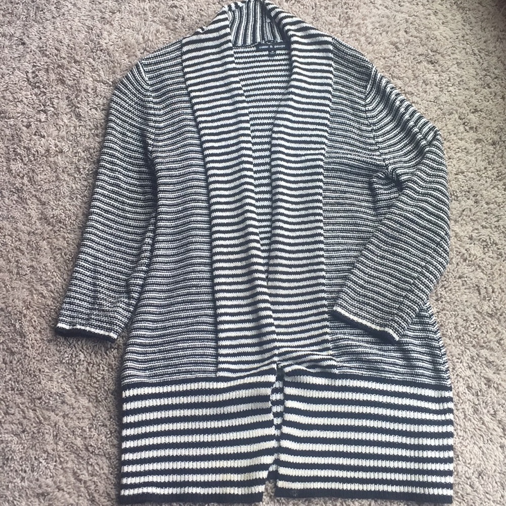 Cable & Gauge open sweater
